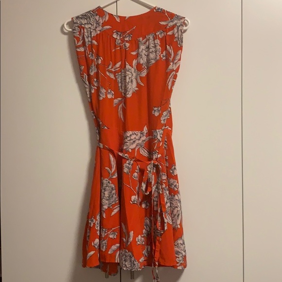 Yumi Kim Red Carnation Wrap Dress - Picture 4 of 4